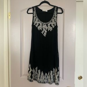 Casual embroidered dress
